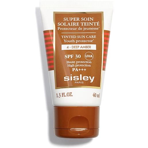 Sisley super soin solaire teinte crema protettiva colorata viso spf 4 deep amber