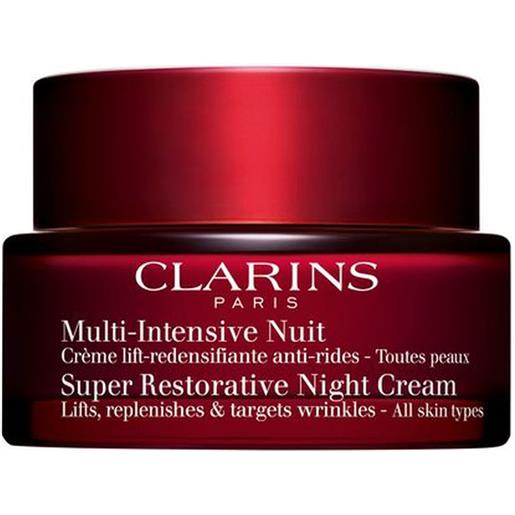 Clarins multi-intensive nuit crema rimpolpante notte pelli secche 50 ml