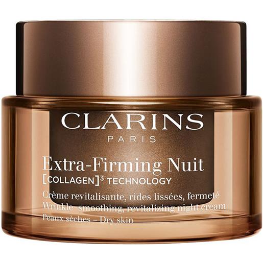 Clarins extra firming nuit collagen technology crema notte tonificante pelli secche 50 ml