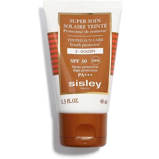 Sisley super soin solaire teinte crema protettiva colorata viso spf 2 golden