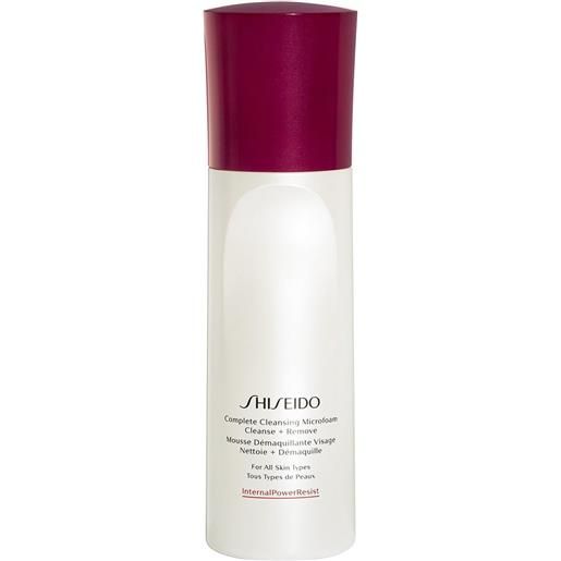 Shiseido complete cleansing microfoam detergente viso 180 ml