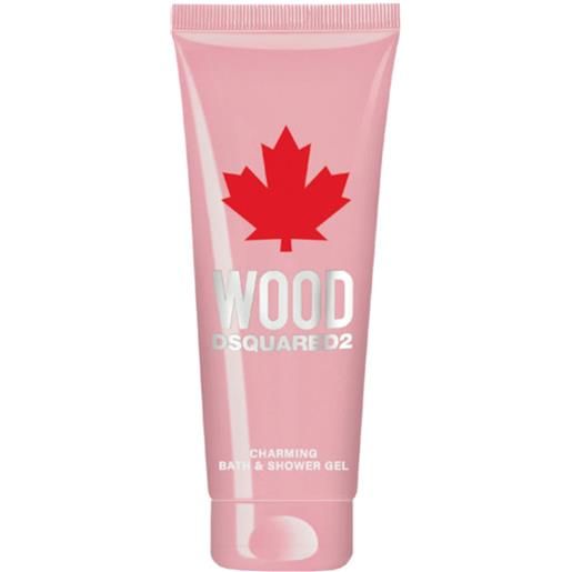 Dsquared wood charming bath & shower gel doccia schiuma 200 ml