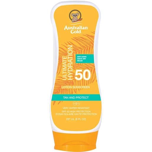Australian Gold lotion sunscreen protezione solare spf 50 237 ml