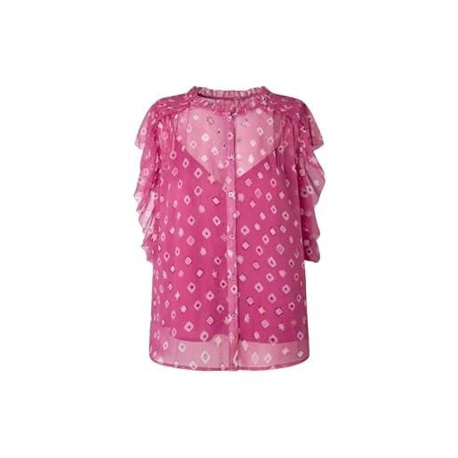 Pepe Jeans marley, camicia donna, rosa (english rose pink), s