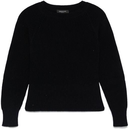 Fabiana Filippi maglione con paillettes - blu