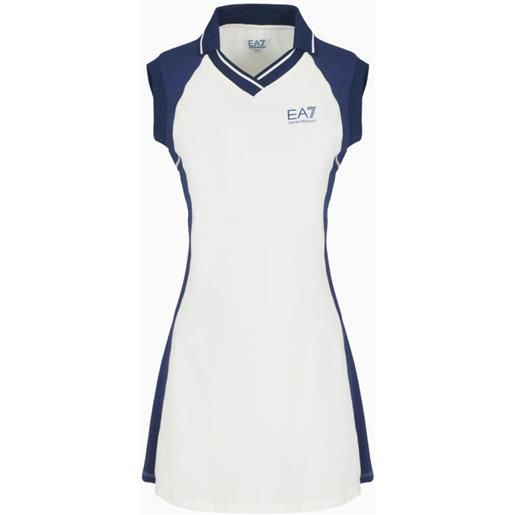 Ea7 emporio armani abito da tennis e padel in tessuto tecnico ventus7