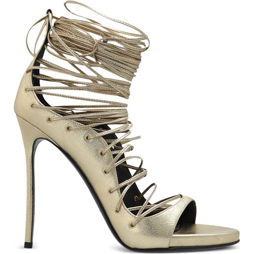 DSQUARED2 sandali in pelle 130mm - oro