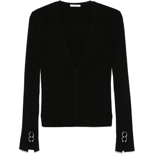 Patrizia Pepe cardigan a coste - nero
