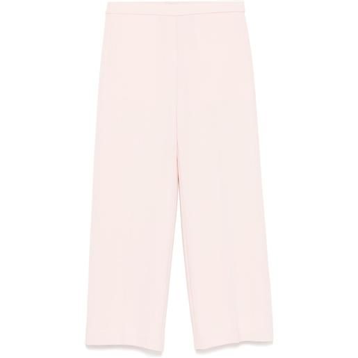 Theory pantaloni a gamba ampia - rosa