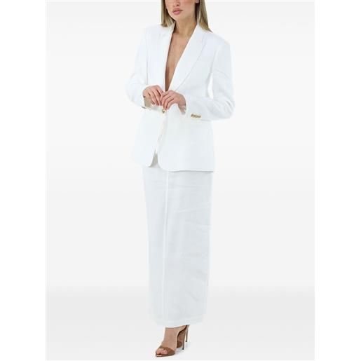 Elisabetta Franchi blazer monopetto - bianco