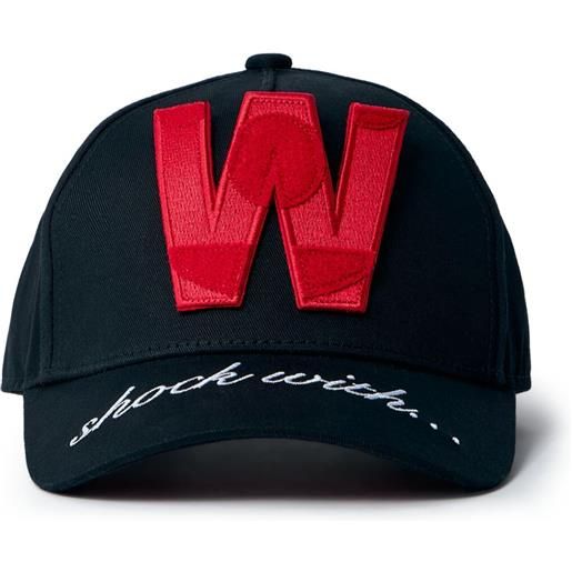 Walter Van Beirendonck cappello da baseball con applicazione - nero