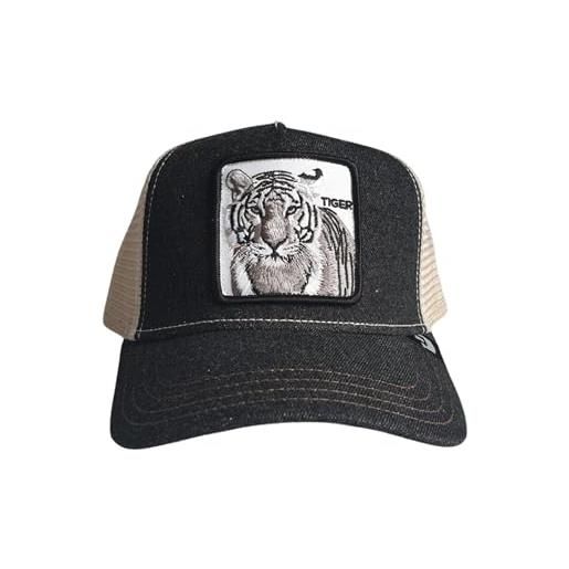 Goorin Bros. cappello white tiger 101-0392 con visiera sintetico denim taglia unica