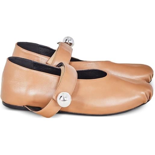 Gloria Coelho ballerine in pelle - toni neutri