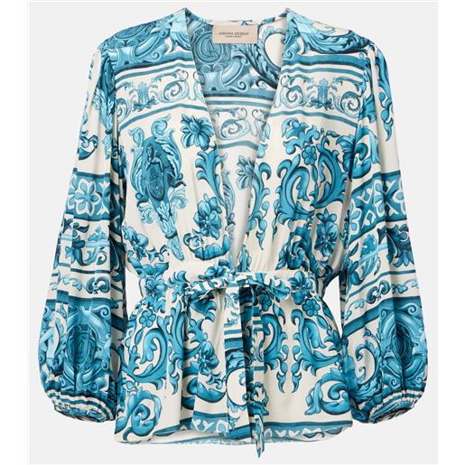 Adriana Degreas blusa con stampa