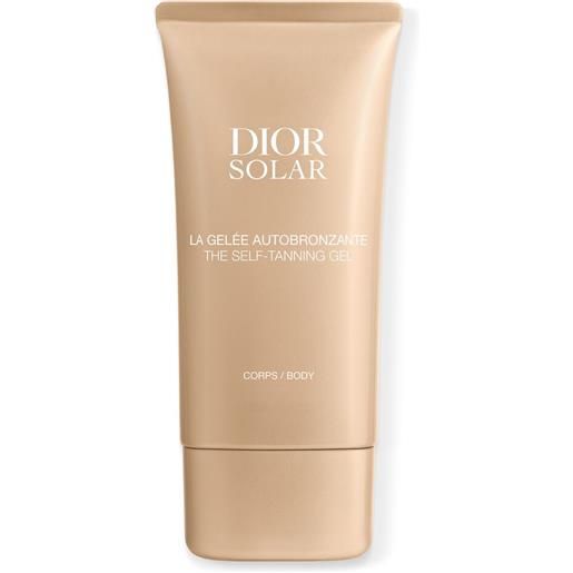 Dior solar - il gel autoabbronzante corpo 150ml