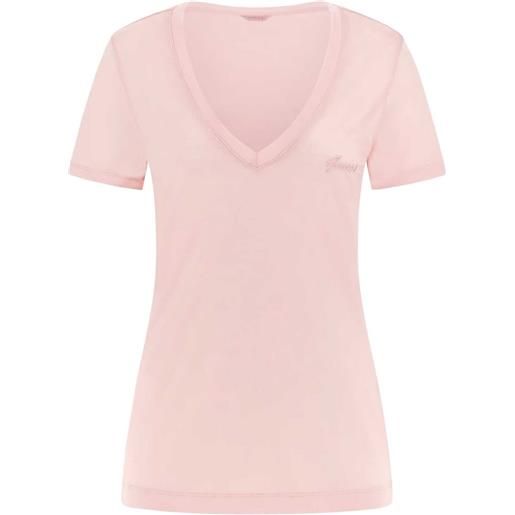 GUESS t-shirt scollo v light basic donna