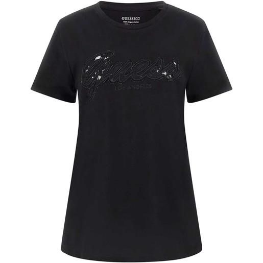 GUESS t-shirt logo pizzo donna