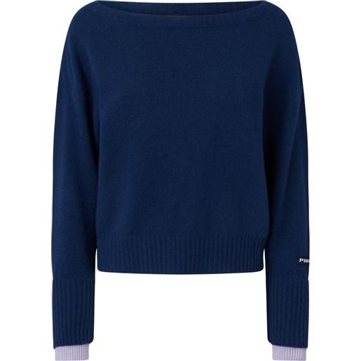 Pinko maglioncino lana e cachemire scollo barchetta