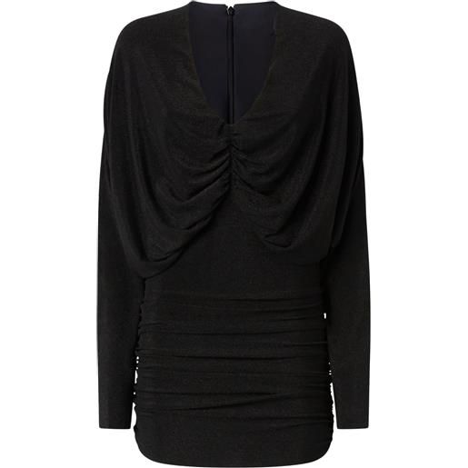 Pinko mini abito in jersey metallizzato