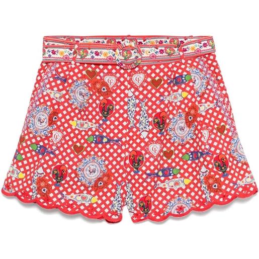 Camilla tuck front shorts