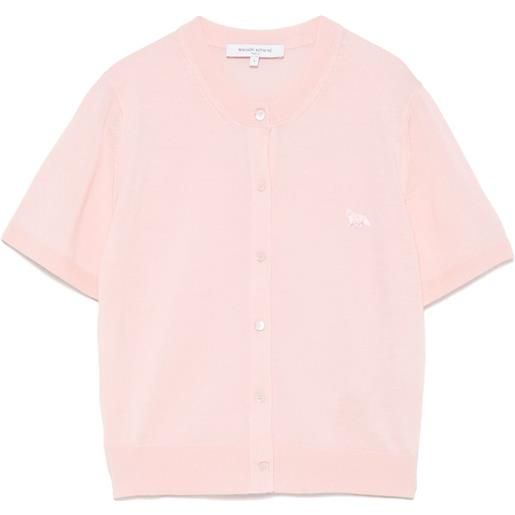 Maison Kitsuné top con motivo volpe - rosa