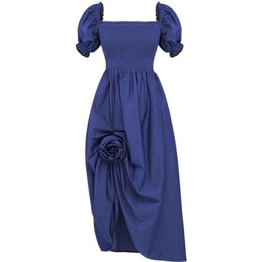 Sleeper abito belle con spalle scoperte - blu