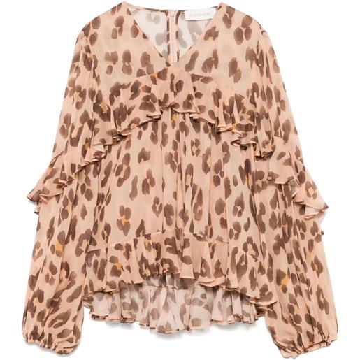 ZIMMERMANN blusa illuminate - arancione