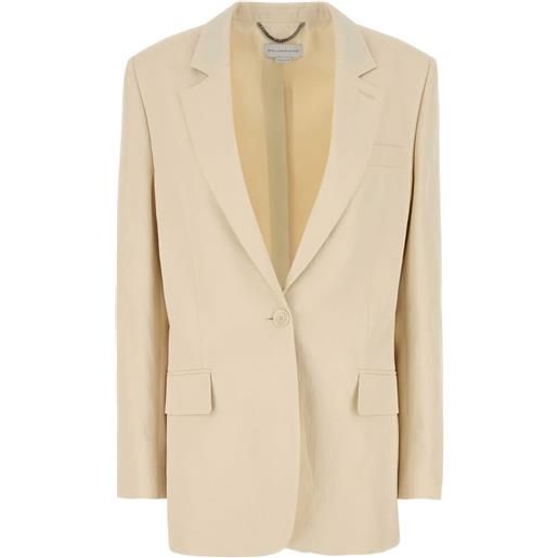 Stella McCartney blazer monopetto - toni neutri