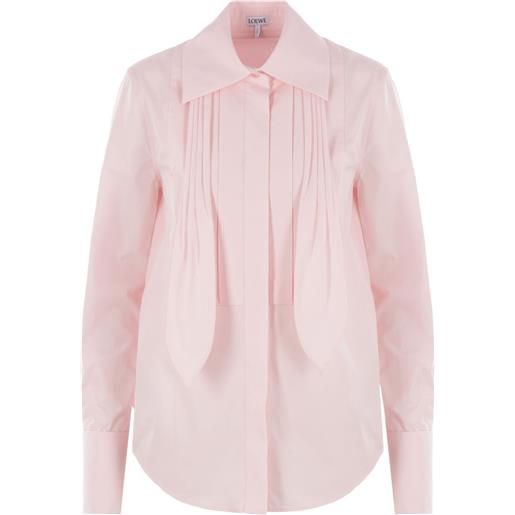 LOEWE camicia in cotone - rosa