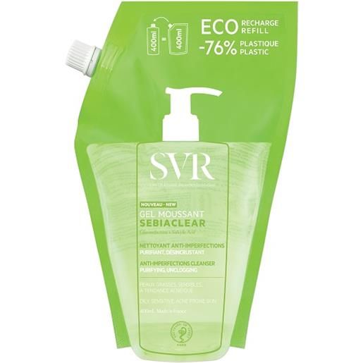 Sebiaclear svr Sebiaclear gel moussant refill detergente viso 400ml
