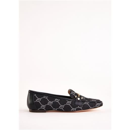 Gaudì mocassini neri jacquard