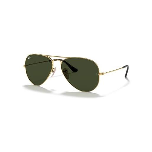 Ray-ban rb 3025 occhiali da sole, oro (gold), 62 mm unisex-adulto