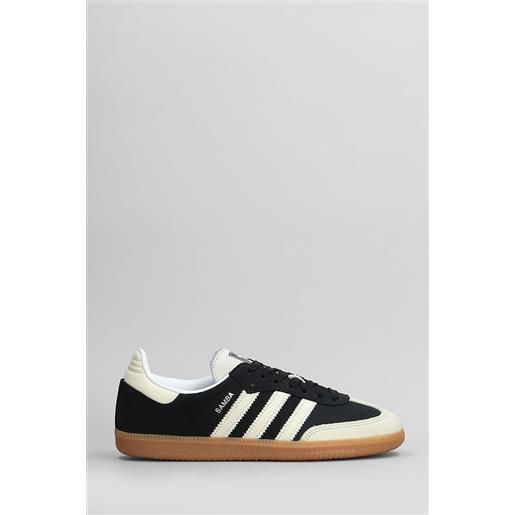 Adidas sneakers samba og in nabuk nero