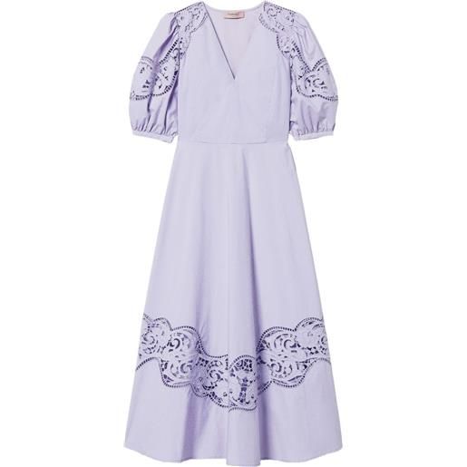 TWINSET abito midi - viola