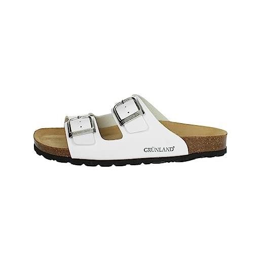 GRÜNLAND il benessere è naturale grunland cb9952 sara ciabatta donna s. Bianco 36