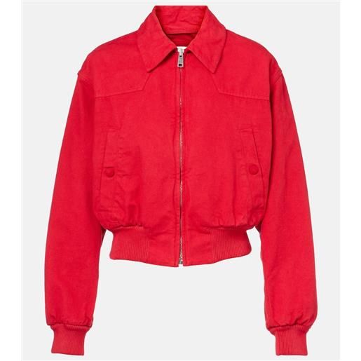 Prada bomber cropped in cotone