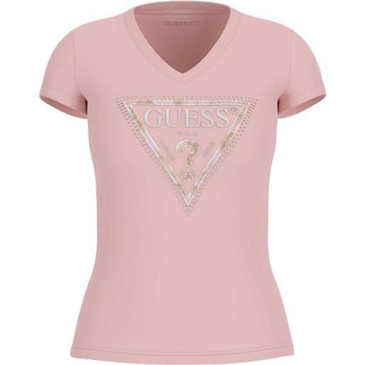 GUESS t-shirt scollo v paython triangle donna