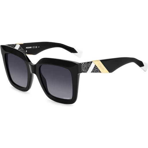 MISSONI EYEWEAR Occhiali da sole a mascherina - Nero