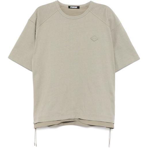 Spoonyard t-shirt con lacci - toni neutri
