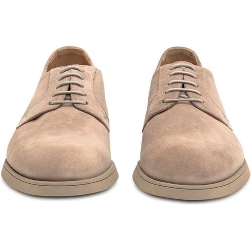 Doucal's stringate in pelle scamosciata - toni neutri