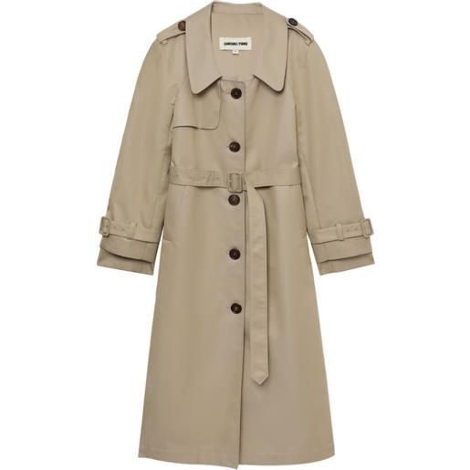 SHUSHU/TONG trench con bottoni - toni neutri