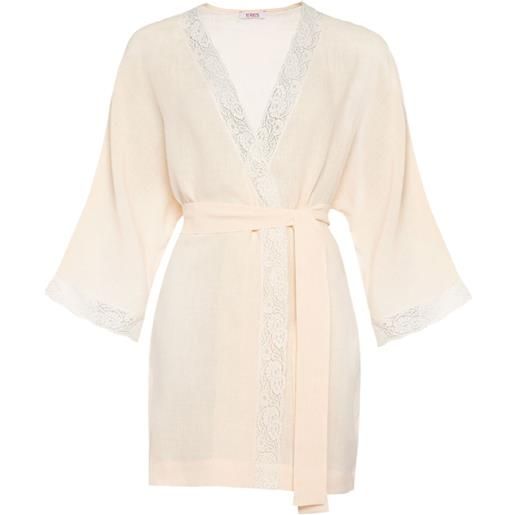 ERES top colline in lino - rosa