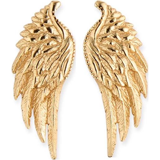 Thomas Sabo Orecchini Donna A Forma Di Ala Di Colibrì - Argento Sterling 925 Annerito Con Pietre Colorate