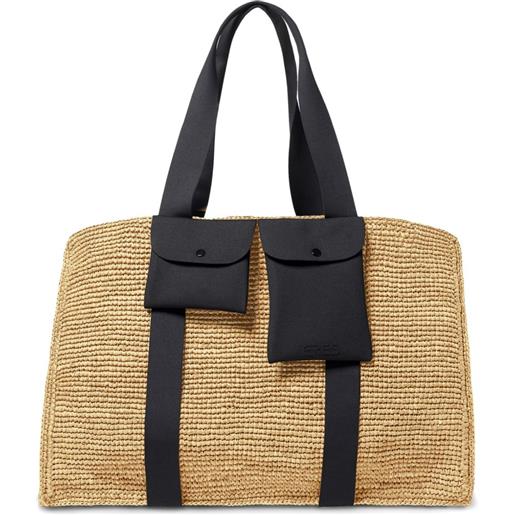ERES borsa da spiaggia voyageur - toni neutri