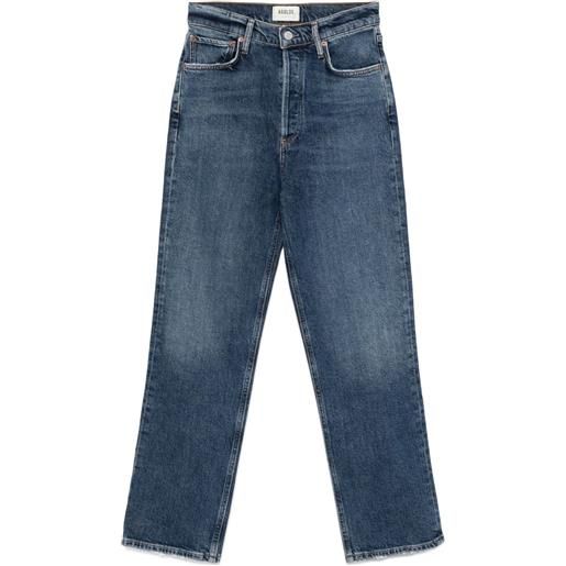 AGOLDE canotta con dettagli cut-out - blu