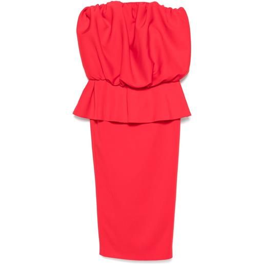 Rowen Rose abito lungo - rosso