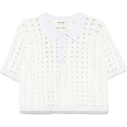 Forte Forte polo in maglia - bianco