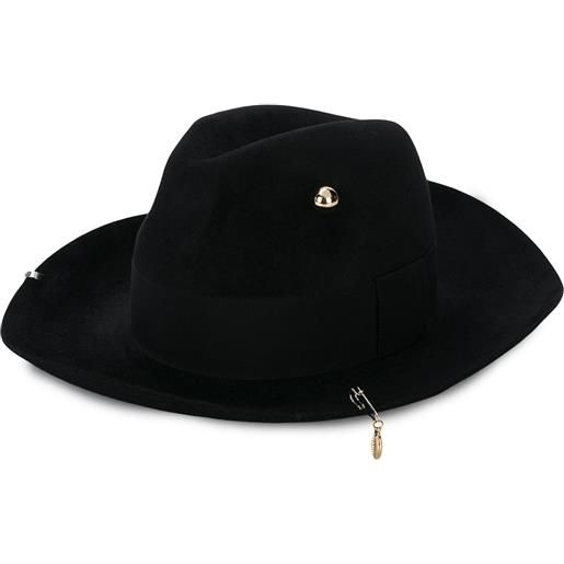 Ruslan Baginskiy fedora con decorazione - nero