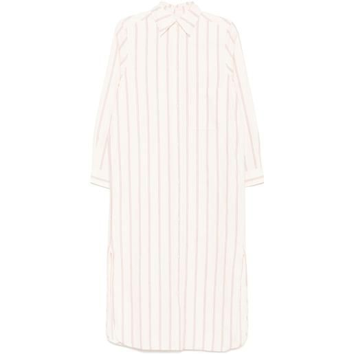 TOTEME tunica a righe - toni neutri