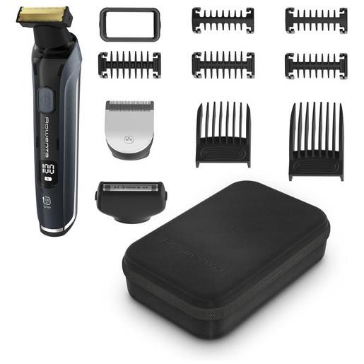 Rowenta tn6204 regolabarba 15 1,7 cm bagnato e secco nero, cromo